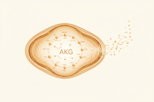 Waarom alpha-ketoglutaarzuur (AKG & Ca-AKG) een sleutelrol speelt in het cellulaire energiemetabolisme?